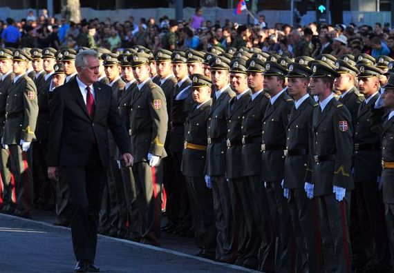 Beograd 8.9.2012. g. - Svečana promocija nove klase potporučnika Vojske Srbije.