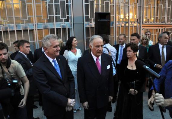 Beograd 13.9.2012. g. - Predsednik Nikolić na oproštajnom prijemu g. Aleksandra Konuzina, ambasdora Ruske Federacije u Beogradu.