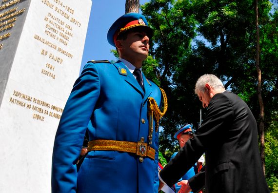 Београд, 5.6.2014. год. Председник Николић на обележавању стогодишњице почетка рада др Рудолфа Арчибалда Рајса  у Србији.