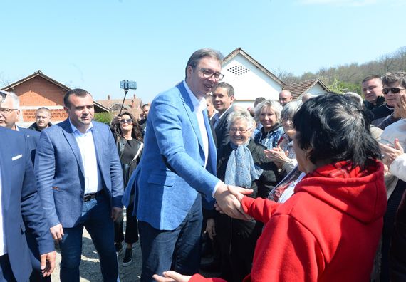 Председник Вучић у посети Браничевском округу