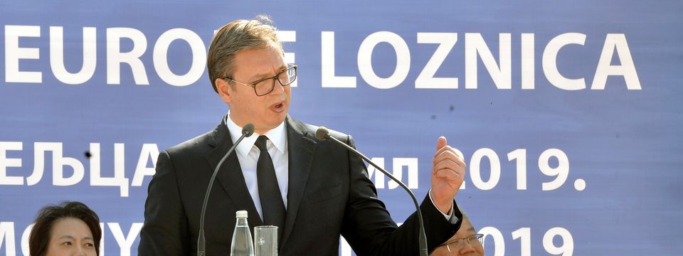 Predsednik Vučić na ceremoniji polaganja kamena temeljca za fabriku kompanije „MINTH“