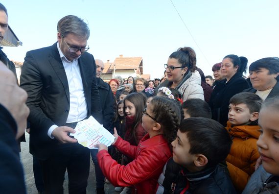 Председник Вучић у обиласку Јабланичког округа