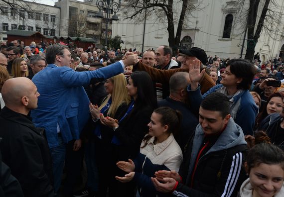 Predsednik Vučić obišao Podunavski okrug