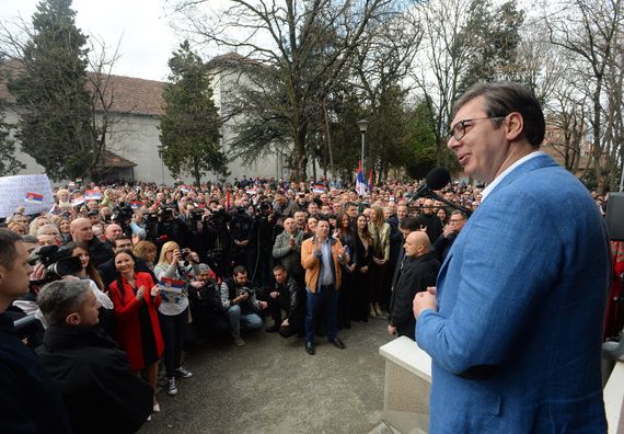 Predsednik Vučić obišao Podunavski okrug