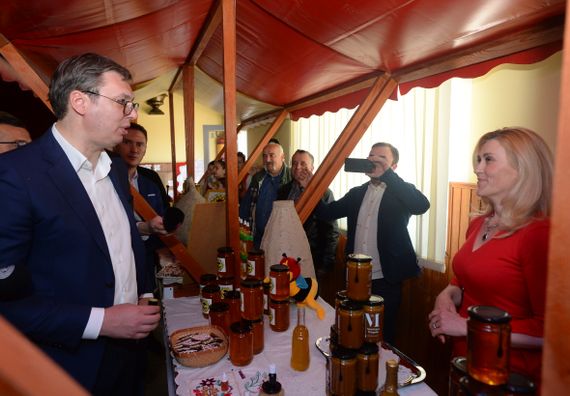 Predsednik Vučić obišao Srednjebanatski okrug u okviru kampanje 