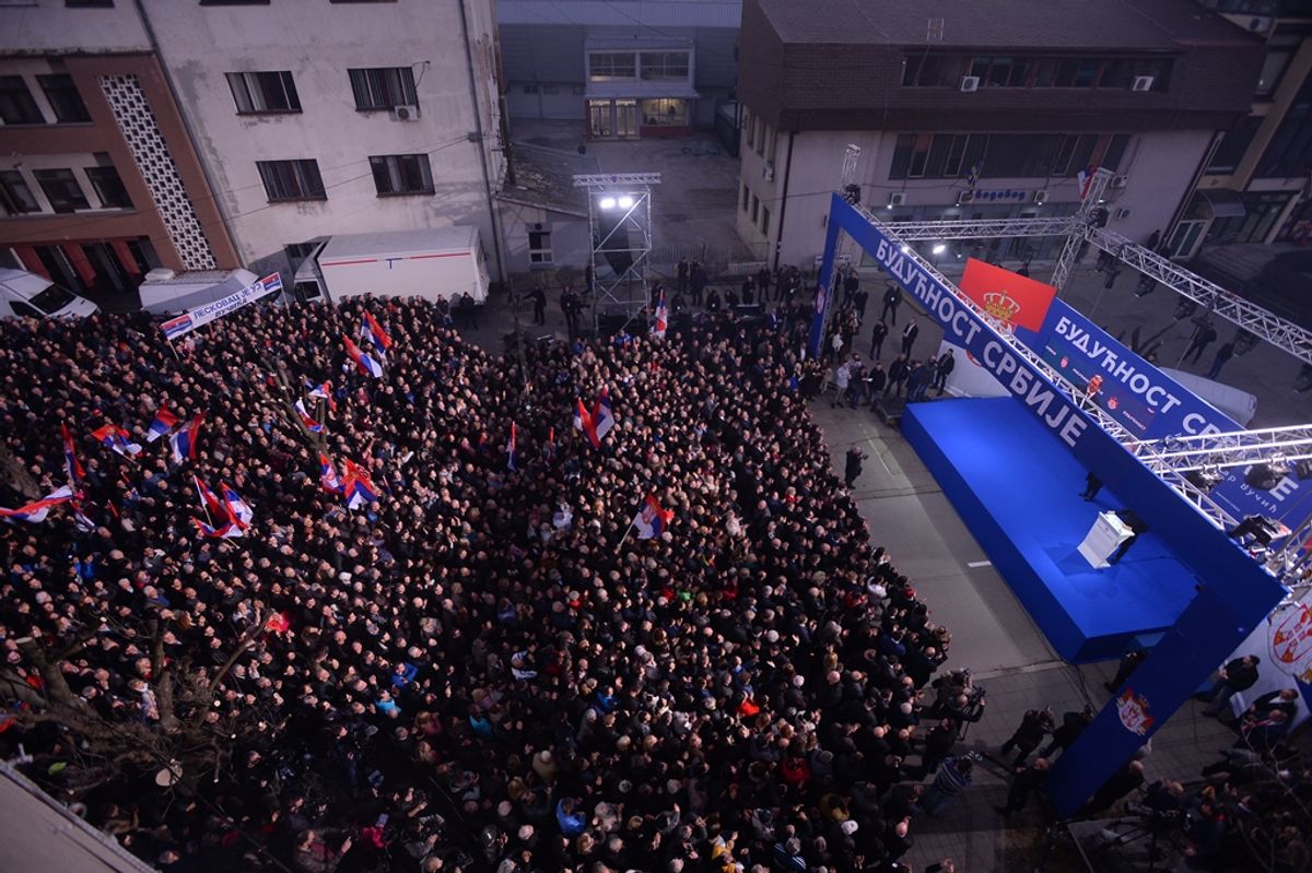 Predsednik Vučić u obilasku Jablaničkog okruga u okviru kampanje 