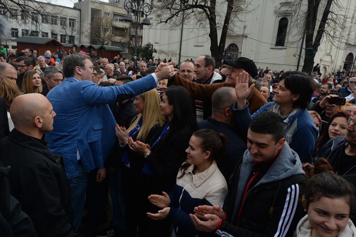 Predsednik Vučić obišao Podunavski okrug u okviru kampanje 