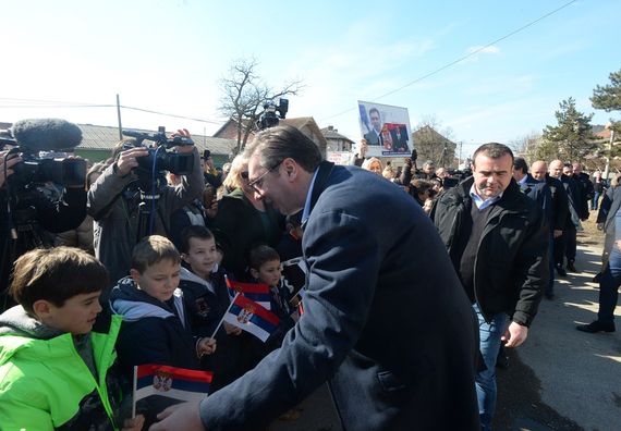 Predsednik Vučić obišao Rasinski okrug u okviru kampanje 