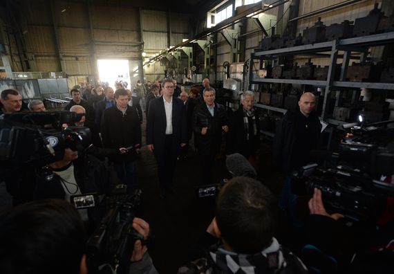 Predsednik Vučić obišao Rasinski okrug u okviru kampanje 