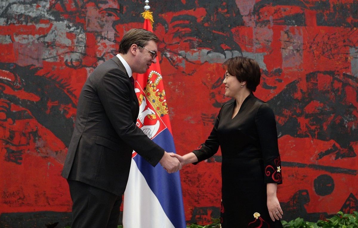Председник Вучић примио је акредитивна писма новоименоване амбасадорке Народне Републике Кине