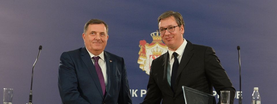 Sastanak sa predsedavajućim Predsedništva Bosne i Hercegovine Miloradom Dodikom
