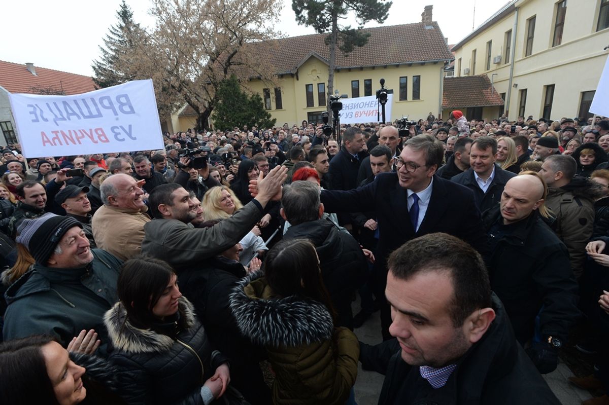 Председник Вучић обишао Јужнобанатски округ у оквиру кампање 