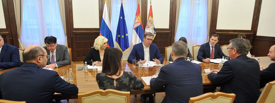 Састанак са генералним директором и председником управе Руских железница