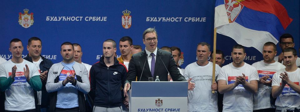 Obraćanje predsednika Vučića na skupu u Beogradu, u okviru kampanje "Budućnost Srbije"