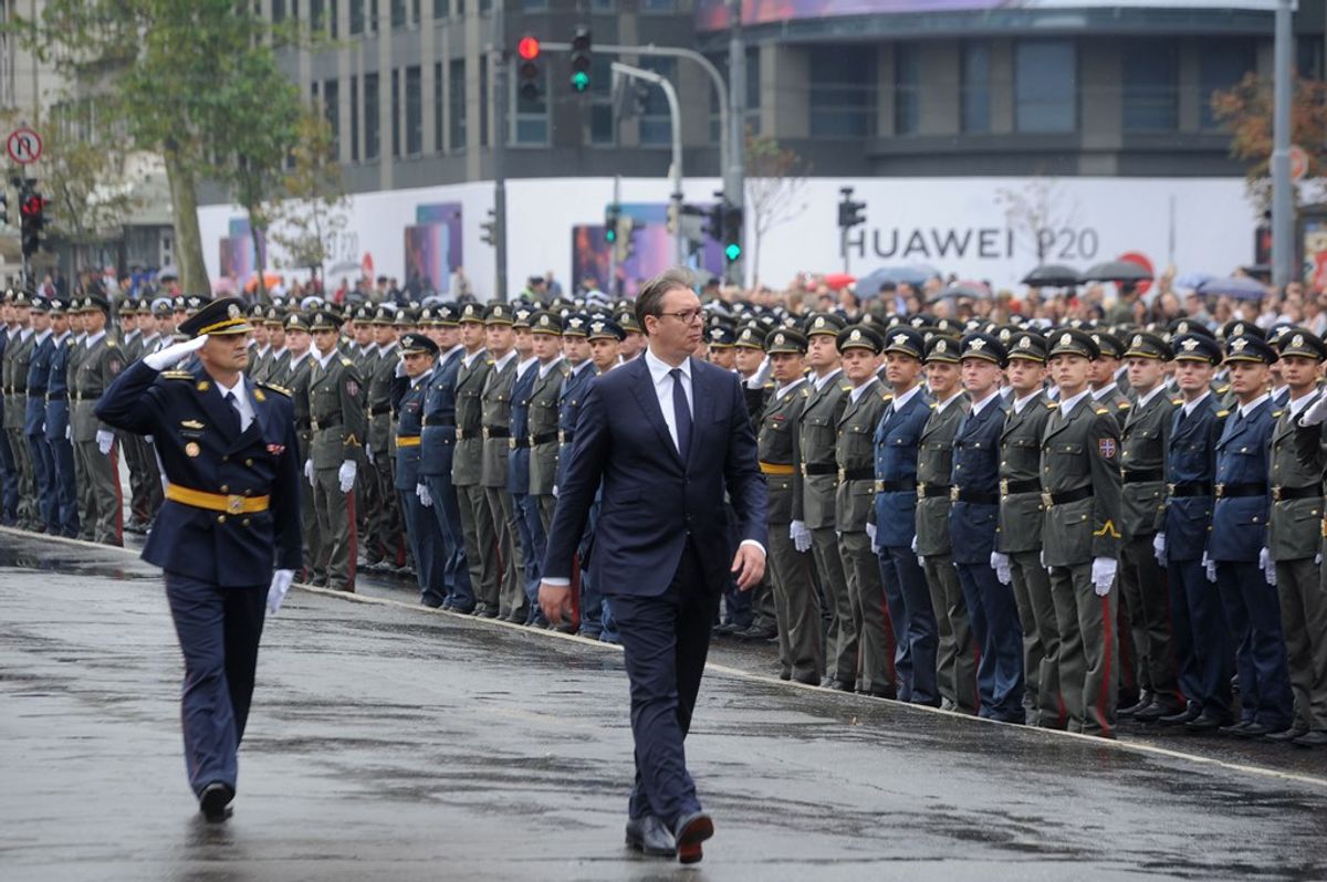 Predsednik Vučić na svečanosti povodom promocije najmlađih oficira Vojske Srbije