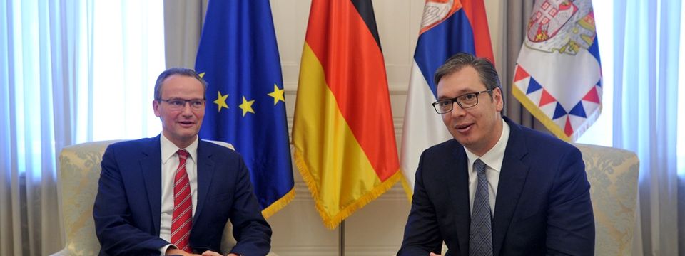 Састанак са председником Одбора Бундестага за европске послове Гинтером Крихбаумом