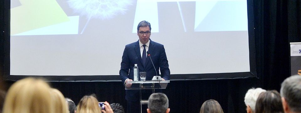 Predsednik Vučić na konferenciji povodom pokretanja projekta  „Podrška žrtvama i svedocima krivičnih dela u Srbiji“