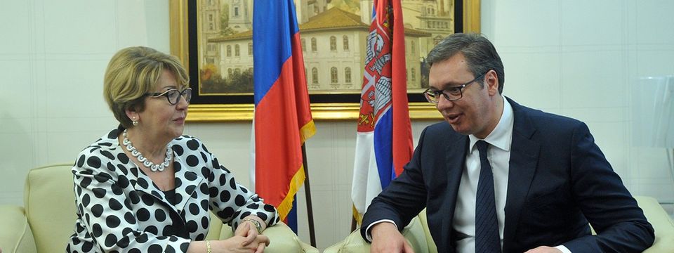 Састанак са директорком Федералне агенције Руске Федерације за послове Заједнице независних држава, сународника у иностранству и међународну хуманитарну сарадњу (Россотрудничество)