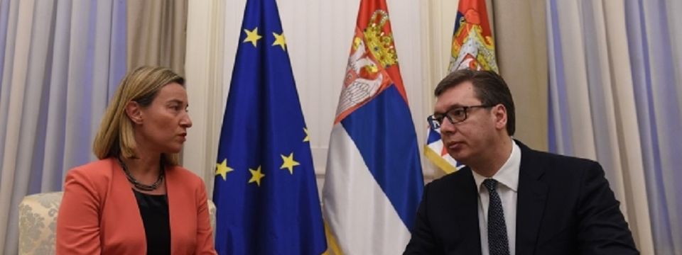 Sastanak predsednika Vučića i Federike Mogerini