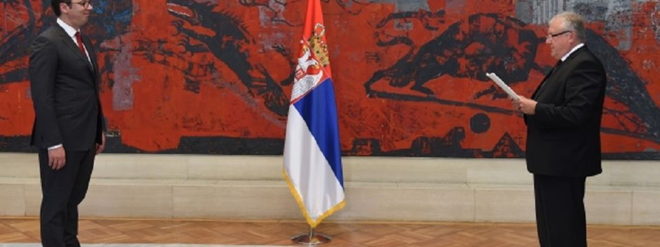 Predsednik Vučić primio akreditivna pisma ambasadora Republike Belorusije
