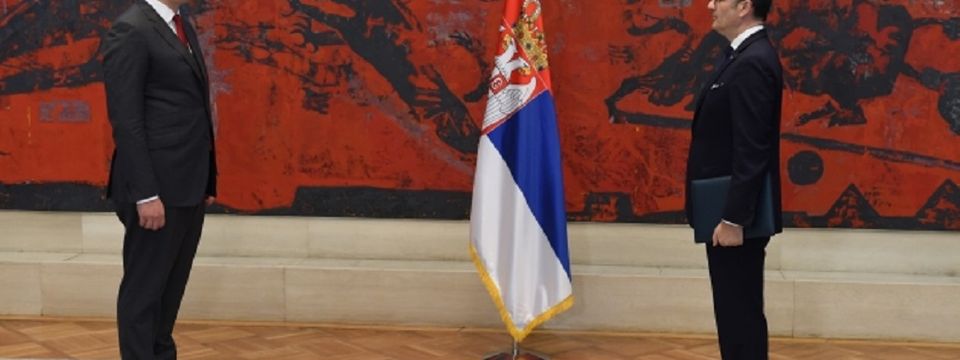 Predsednik Vučić primio akreditivna pisma izvanrednog i opunomoćenog ambasadora, šefa delegacije Evropske unije u Republici Srbiji