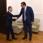 Председник Вучић примио је данас у опроштајну посету амбасадора Републике Ирак Касима Аскера Хасана Алија