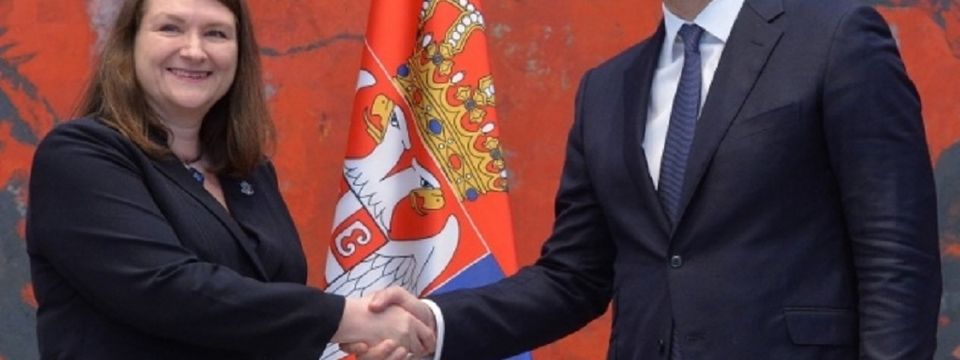 Ambasadorka Kanade Ketlin Čaba predala akreditivna pisma predsedniku Vučiću