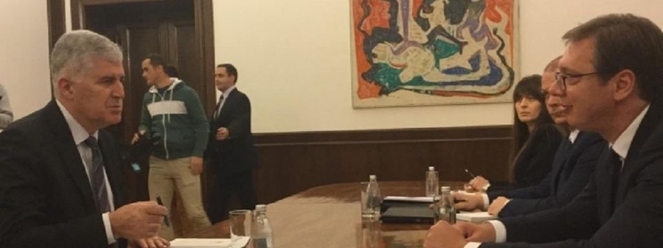 Sastanak sa predsedavajućim predsedništvom BiH Draganom Čovićem