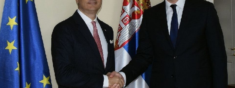 Sastanak sa šefom Misije Evropske unije u Srbiji Semom Fabricijem