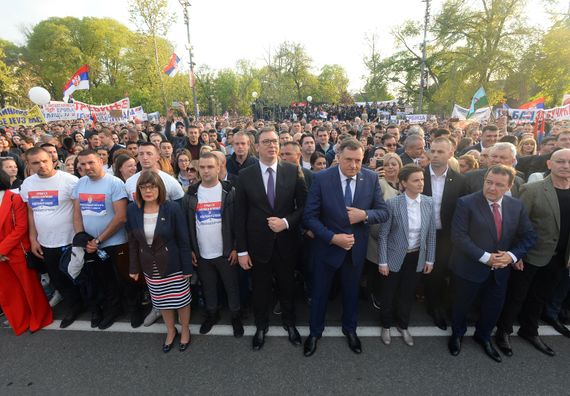 Predsednik Vučić u Beogradu u okviru kampanje 