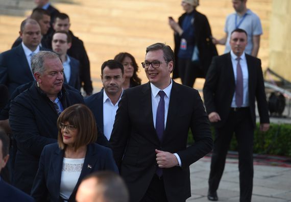 Predsednik Vučić u Beogradu u okviru kampanje 