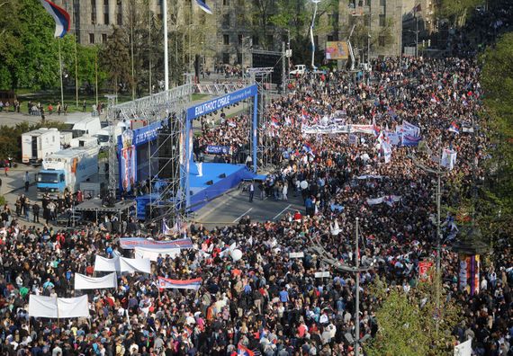 Predsednik Vučić u Beogradu u okviru kampanje 