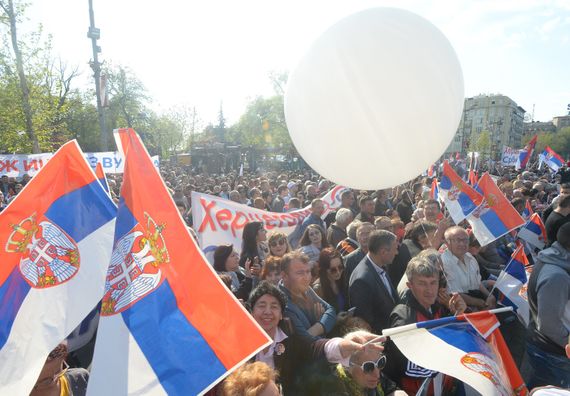 Predsednik Vučić u Beogradu u okviru kampanje 