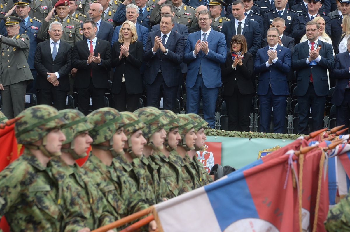 Председник Вучић присуствовао приказу способности Војске Србије и Министарства унутрашњих послова Републике Србије  „Одбрана  слободе“