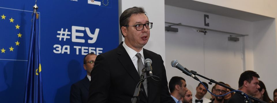 Predsednik Vučić na svečanom prijemu povodom Dana Evrope