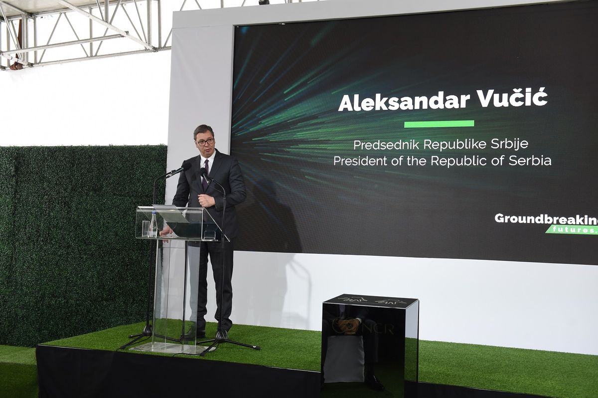 Predsednik Vučić prisustvovao početku izgradnje najsavremenijeg tehnološkog kampusa američke kompanije „NCR“