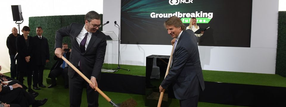 Predsednik Vučić prisustvovao početku izgradnje najsavremenijeg tehnološkog kampusa američke kompanije „NCR“