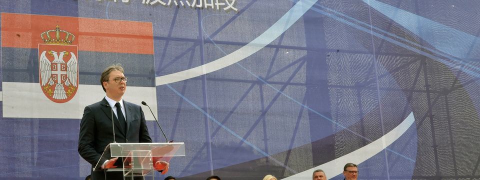 Predsednik Vučić prisustvovao početku radova na deonici puta Preljina–Požega na Koridoru 11