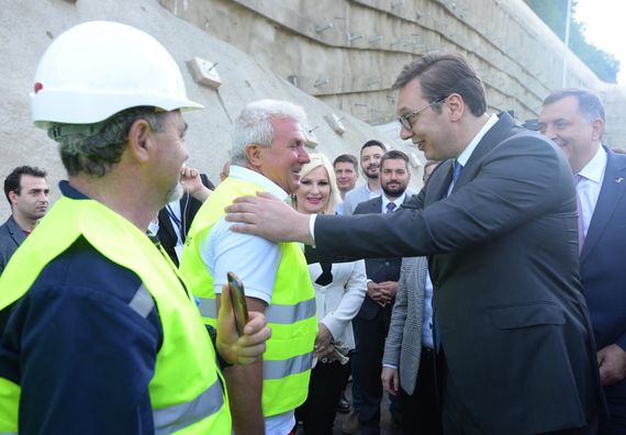 Отварање јужног крака Коридора 10, на траси кроз Грделичку клисуру.