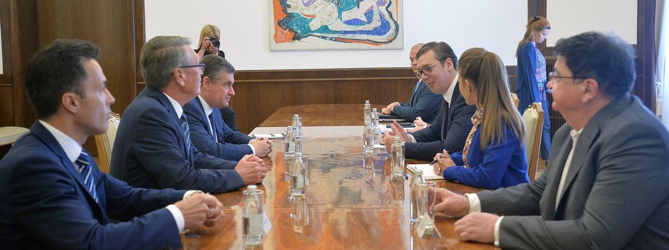 Састанак са председником Одбора за међународне послове Државне думе Федералне скупштине Руске федерације