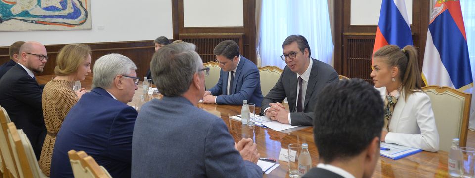Састанак са ректором Московског државног института за међународне односе Министарства иностраних послова Русије