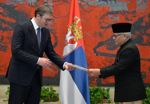 Akreditivno pismo novoimenovanog ambasadora Republike Indonezije Mohamad Čandra Vidja Juda