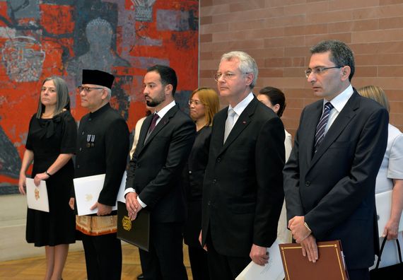 Акредитивна писма новоименованих амбасадора