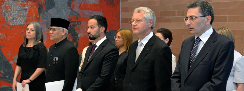 Акредитивна писма новоименованих амбасадора