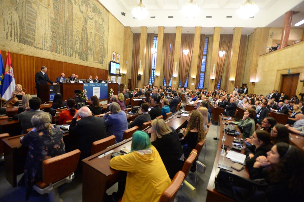 Predsednik Vučić na konferenciji 