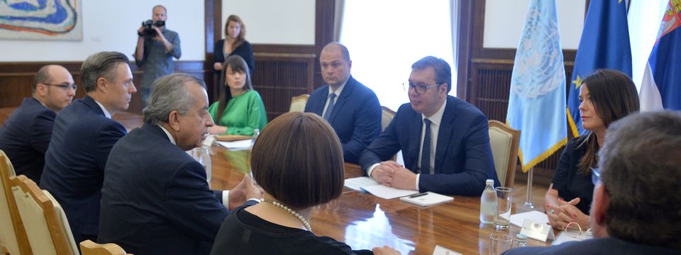 Састанак са специјалним изаслаником Генералног секретара Уједињених нација и шефом Мисије УН на Косову и Метохији