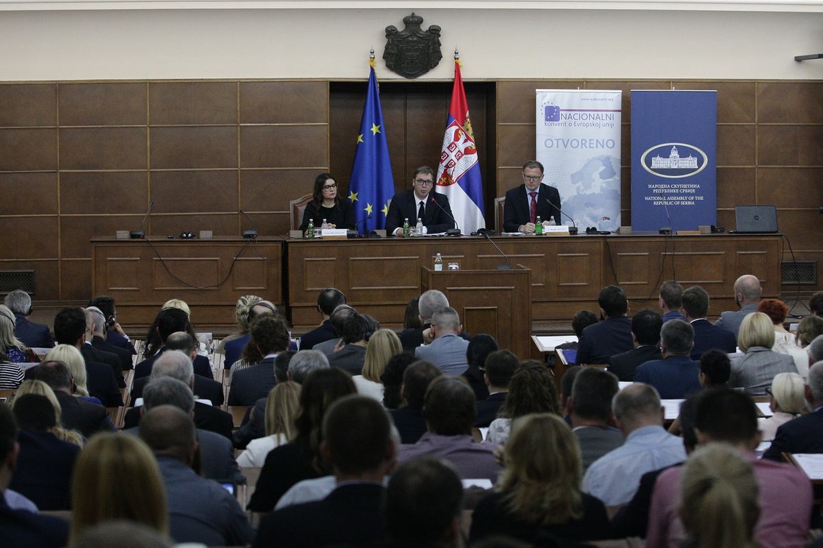 Predsednik Vučić na Sedmoj plenarnoj sednici Nacionalnog konventa o Evropskoj uniji