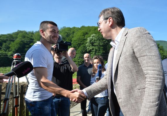 Predsednik Aleksandar Vučić posetio Krupanj