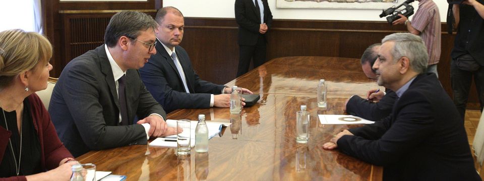 Predsednik Vučić sastao se sa ambasadorom Islamske Republike Iran