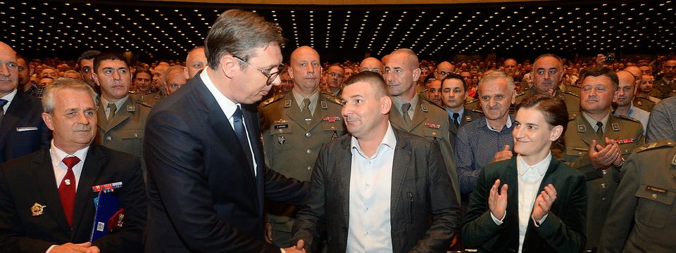 Predsednik Vučić prisustvuje svečanoj akademiji povodom obeležavanja 20-godišnjice bitke na Košarama
